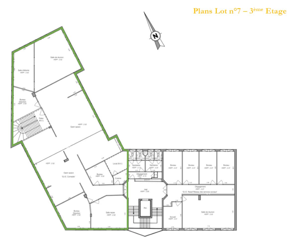 Bureau Lyon 1142m² Location bureau Lyon Rhône OLBUR2201927 17